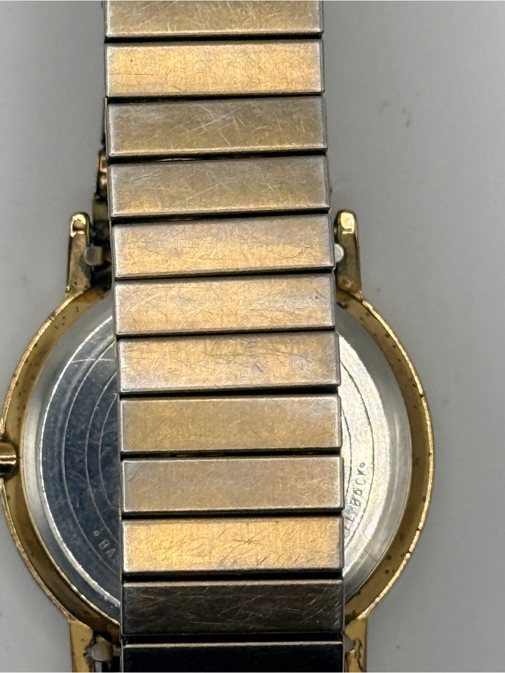 Working! Vintage 1999 Timex T95 Easy Reader Watch Faded Gold Tone - Picture 8 of 8